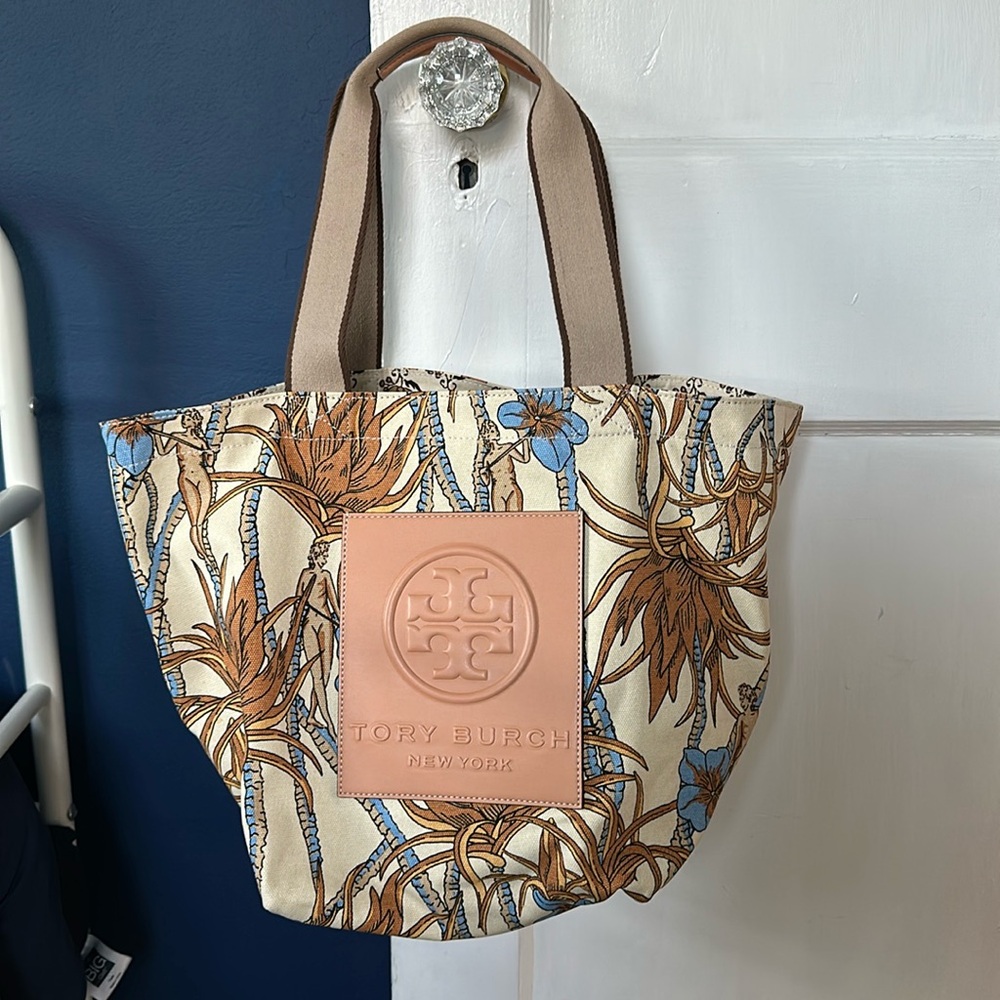 NWOT Tory Burch Gracie Printed Canvas bag